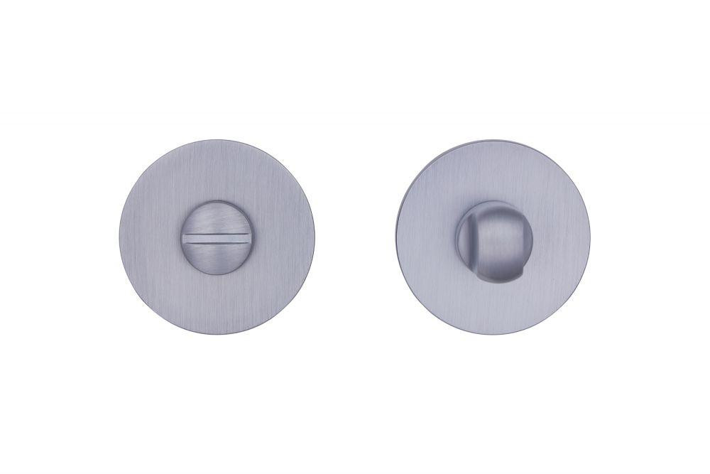 Сантехнический фиксатор Gavrohe A33-WC MSCB (накладка на дверь санузла с поворотником) итальянский сатин Киев - изображение 1