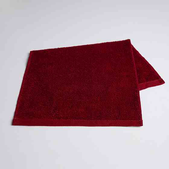 Махровое полотенце для ног GM Textile 30х50см 400г/м2 (Бордовый) Сумы
