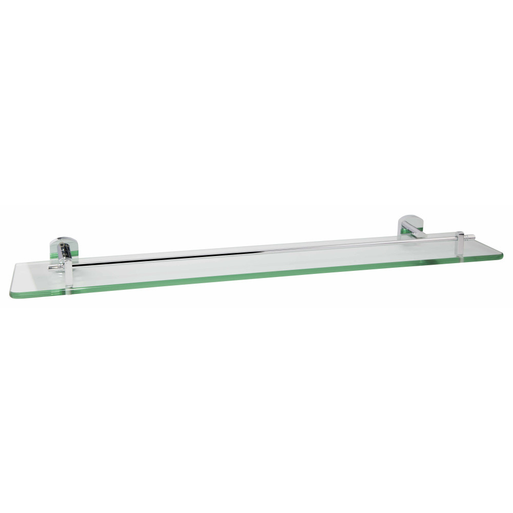 Полка универсальная Qtap Liberty стеклянная 600 мм QTLIBCRM1153 Chrome Киев - изображение 1