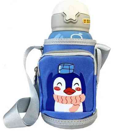 Дитячий термос - поїлка в сумці з чашкою 3 в 1 600 ml Mumlove Синій Кривий Ріг