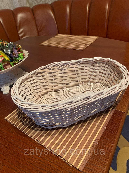 Хлібниця плетена овальна Київ - фото 4