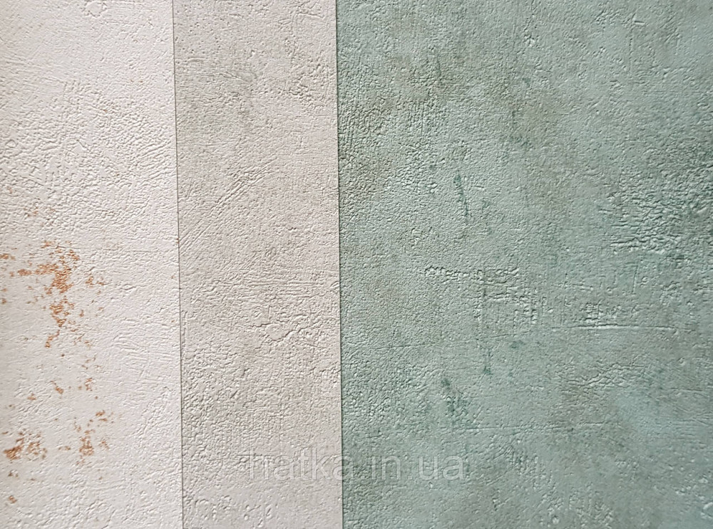 Шпалери вінілові на флізеліні Caselio 0.53х10 Beton 2 під штукатурку під бетон зелені мох матові Київ - фото 3