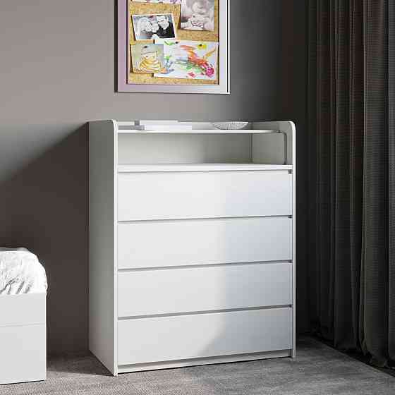 Комод пеленальный Эверест 80х45х101 нимфея альба (телескопы) (DTM-2469) Львов