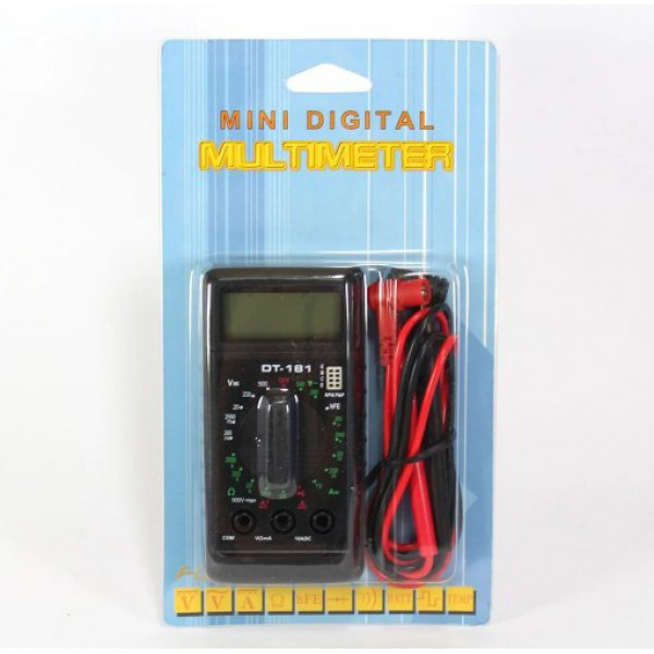 Компактний мультиметр для електротехніків, Універсальний прилад для роботи з електроприладами YQ-16 Івано-Франківськ - фото 2