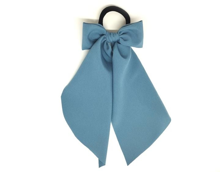 Бант Твіллі на гумці світло-синій Київ - фото 1