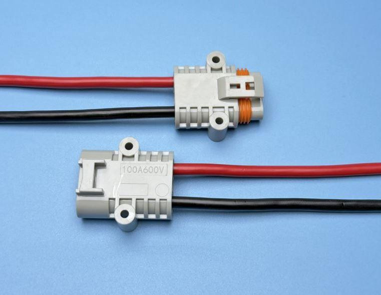 Силовой разъем герметичный 600V 100A 2 контакта (комплект мама+папа) Харьков - изображение 4