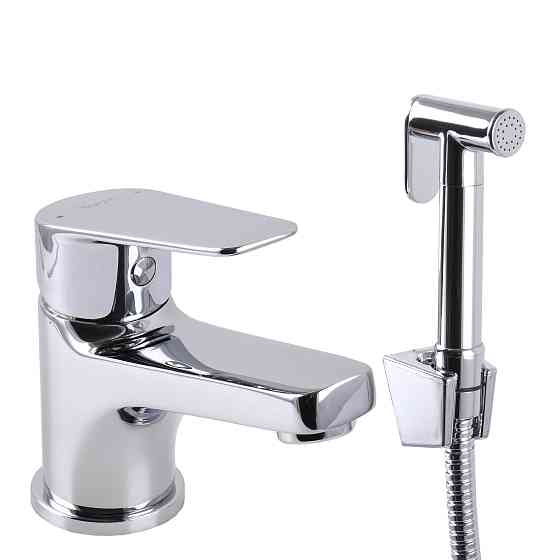 Змішувач для умивальника TOPAZ CAPRI TCA-15206-H43 гігієнічний зі стоп-лійкою вбудований клапан D35 Луцьк