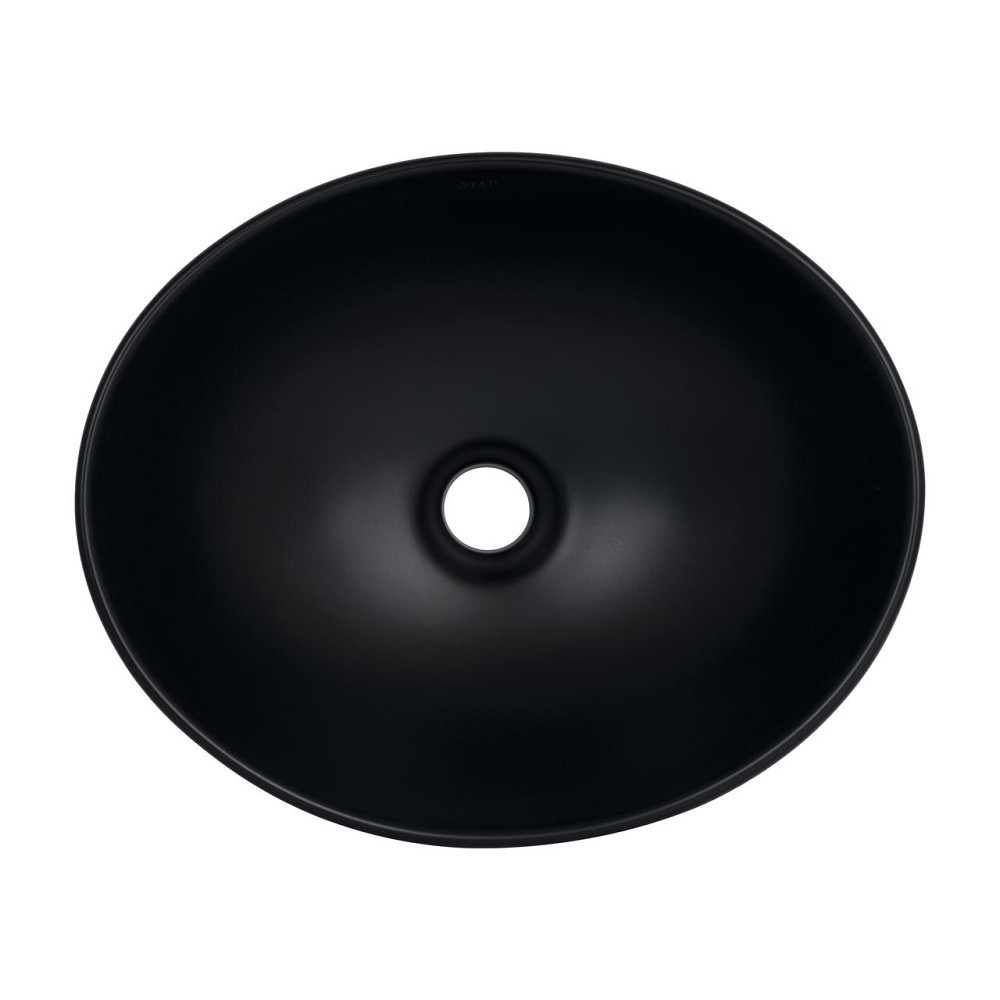 Раковина-чаша Qtap Dove 415x340x140 Matt black QT06116062AMB Київ - фото 4