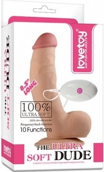 Реалистичный вибратор - The Ultra Soft Dude Vibrating 8.5