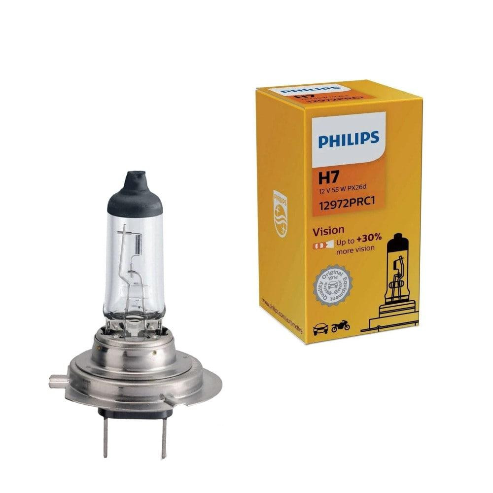 Галогенова лампа PHILIPS H7 12972PRC1 Vision +30% 55 W 12 V PX26d (1 шт) Харків - фото 1
