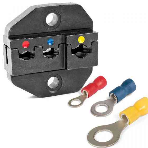 Крімпер храповичний для обжима ізольованих накінечників 5 одиниць в пастиковому кесі Одеса