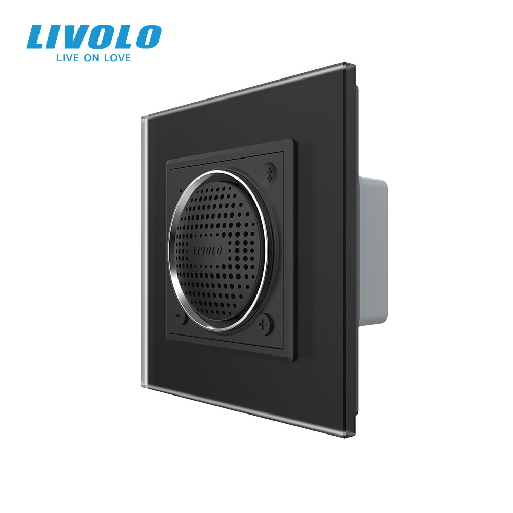 LIVOLO Bluetooth колонка LIVOLO чорна матова скло Коломыя - изображение 1