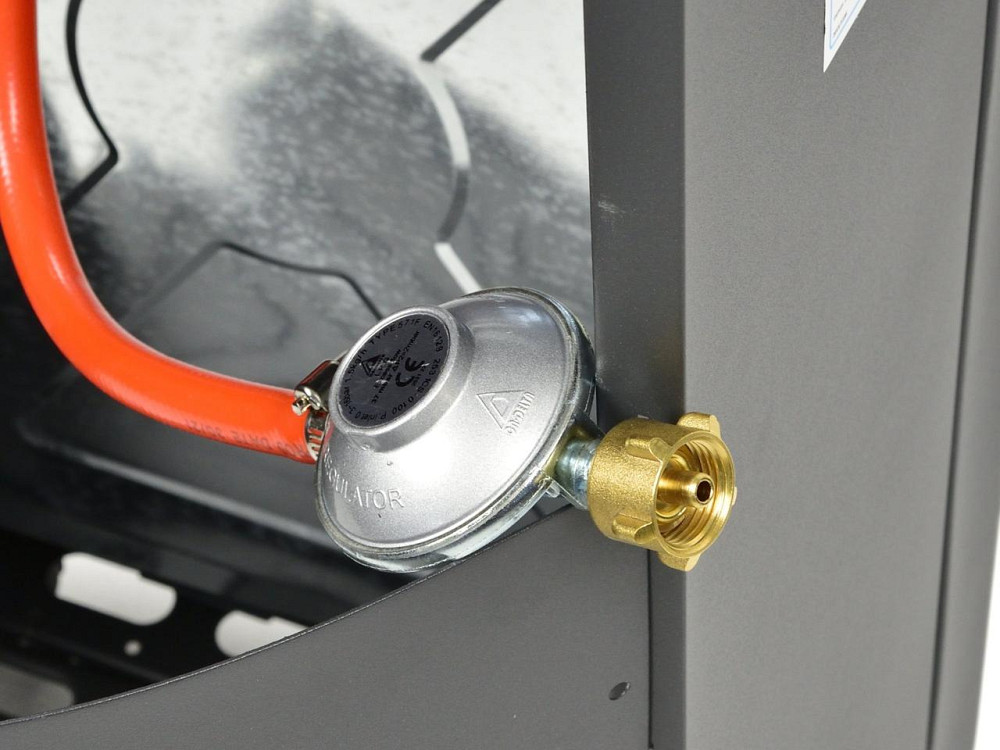 Газовий обігрівач керамічний "GeKo" потужністю 4.200 Вт в комплекті з редуктором і шлангом Київ - фото 7