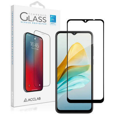 Стекло защитное ACCLAB Full Glue ZTE Blade A53 Black (1283126583278) Винница - изображение 1