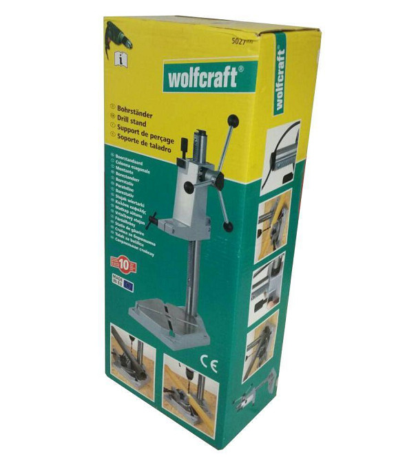 Стальная сверлильная стойка для дрели Wolfcraft (5027000) Киев - изображение 2