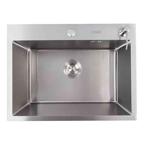 Кухонна мийка VALESO Handmade 600х450х220 (товщина 3,0/1,5 мм + дозатор в комплекті) Коломия