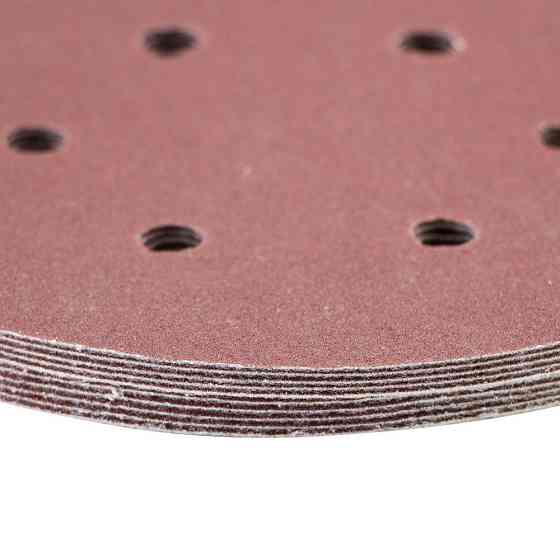 Шлифовальный круг 6 отверстий Ø150мм P120 (10шт) SIGMA (9122271) Ровно