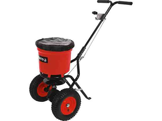 Сівалка і розкидач на 2-х колесах ротаційна YATO бункер- 23 л макс. вага- 25кг зона дії- 3,05-3,66 м Одесса