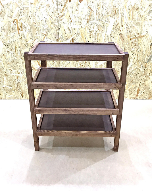 Етажерка розбірна "Честер" 4 полиці 30х60х80 капучино Миколаїв - фото 2