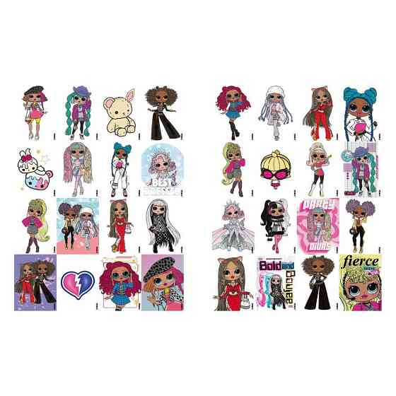 Розмальовка зі стікерами "BB Nation SWAG" LCB35, 16 сторінок Вінниця