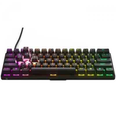 Клавиатура SteelSeries Apex Pro Mini Gen 3 HyperMagnetic OmniPoint 3.0 OLED USB UA Black (64913) Винница