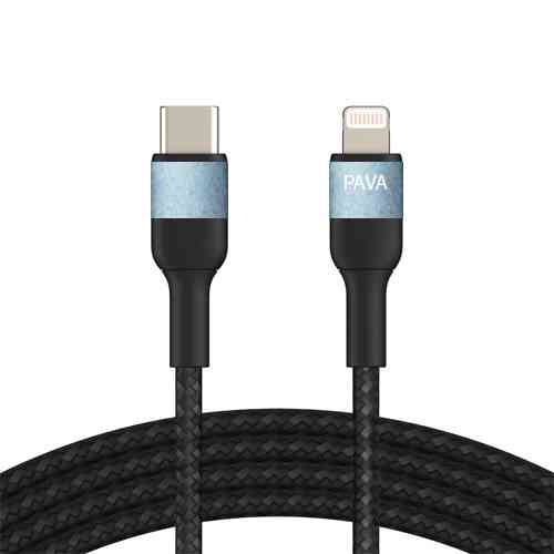 Кабель Type-C - Lightning 1м Pavareal Q33PD 30Вт PD, в оплетке Винница