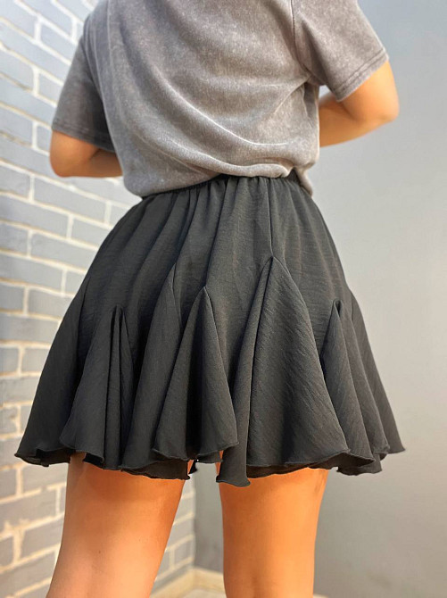 Спідниця жіноча Fardi 286 пишна волани коротка one size, чорний, one size Київ - фото 6