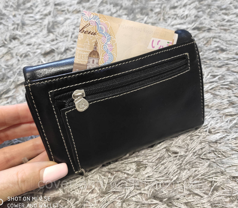 Невеликий жіночий шкіряний гаманець на багато карток Cosset Київ - фото 9