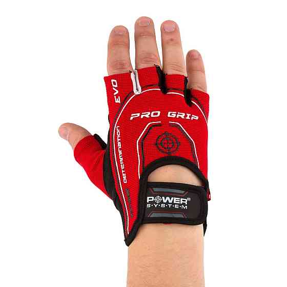 Рукавички для фітнесу Power System PS-2250E Pro Grip EVO Red M Каменское