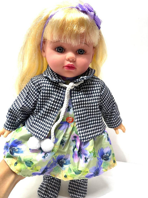 Лялька м'яконабивна Меланія зі звуковими ефектами 5 пісень укр мова 39см Вид 2 (M 5916 I UA) Чернігів - фото 2