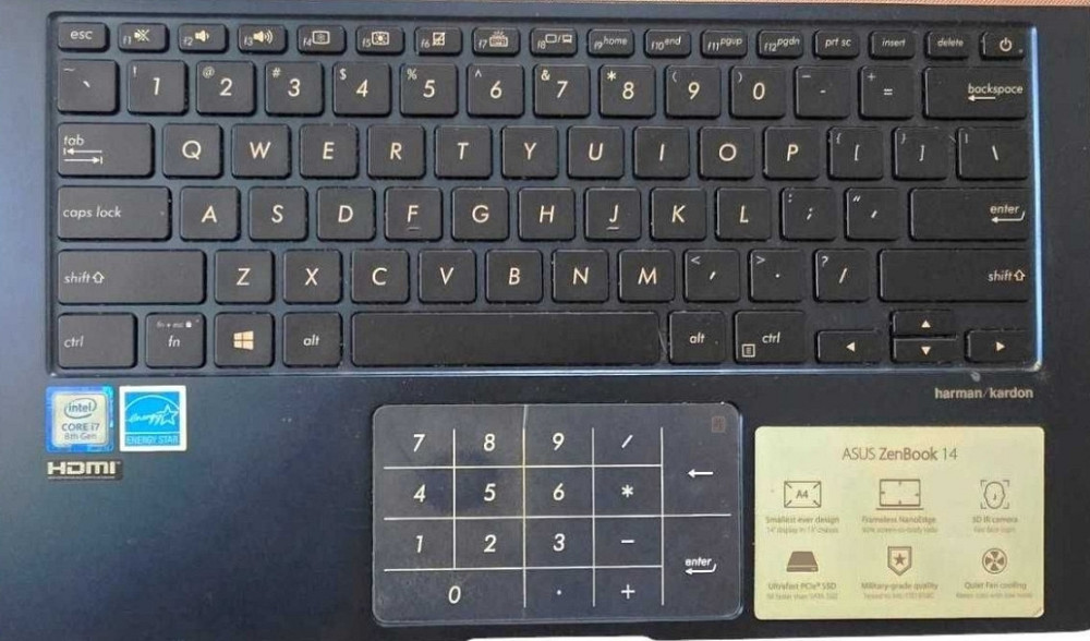 Клавіатура ASUS Zenbook  UX333FA комплектна. Харків - фото 2