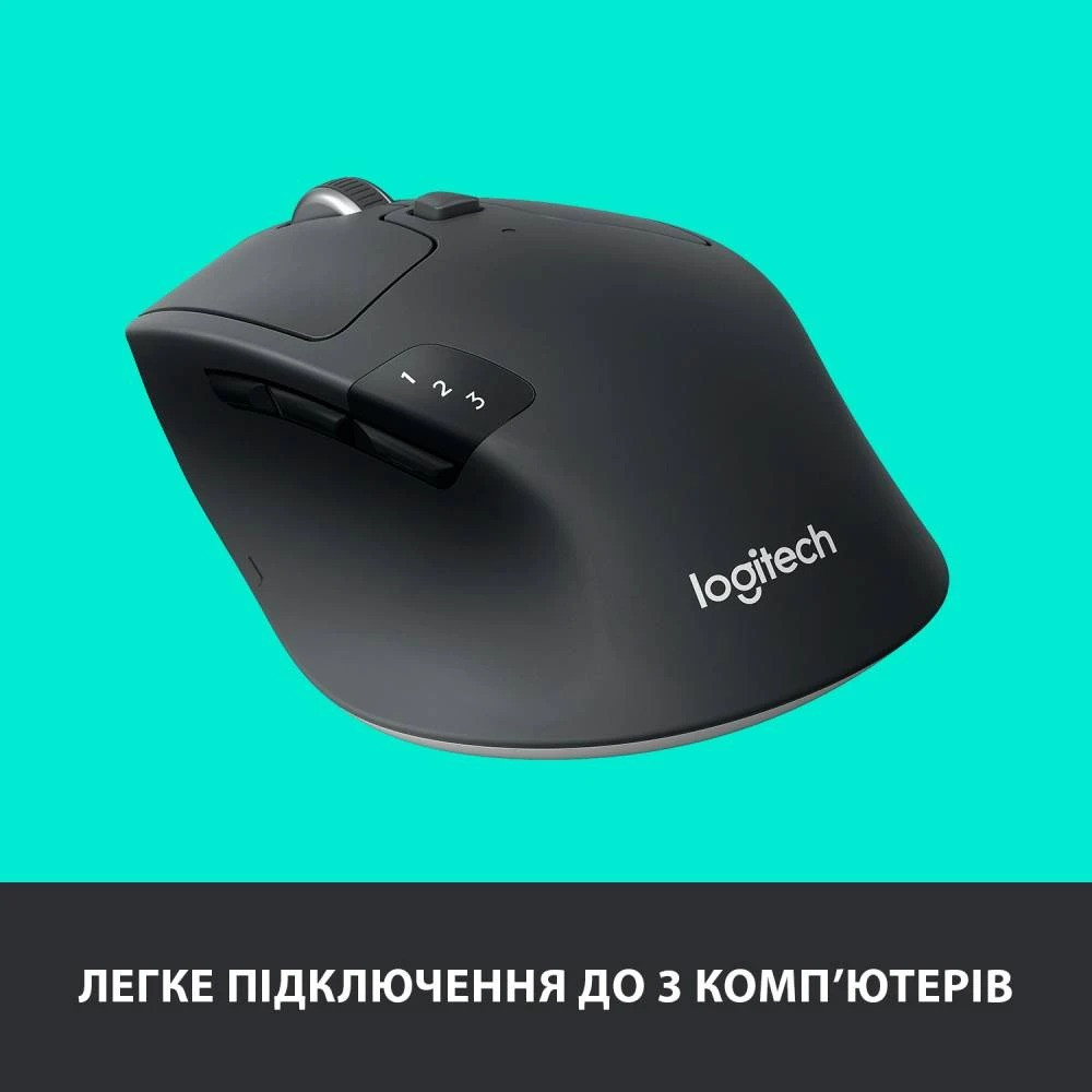 Миша бездротова Logitech M720 Triathlon Black (910-004791) Чорний Харьков - изображение 13