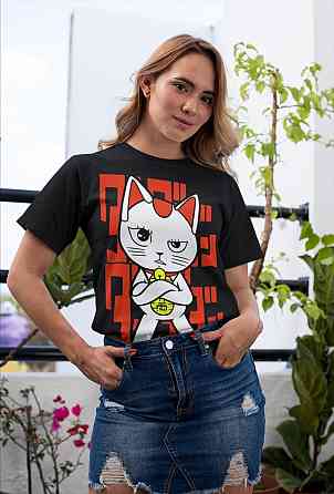 Футболка з аніме принтом Дандадан Джапанаісе Аніме Манга оверсайз (S/M/L) Чорний AnimeJ0357 Дніпро