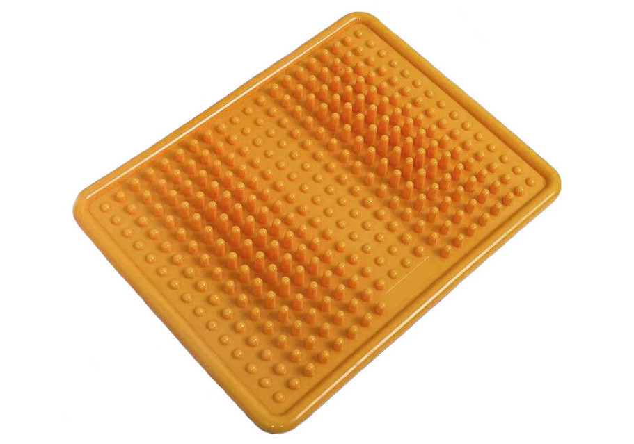 EasyFit Ортопедичний масажний килимок для стоп EasyFit Acupoint з шипами помаранчевий Коломыя - изображение 1