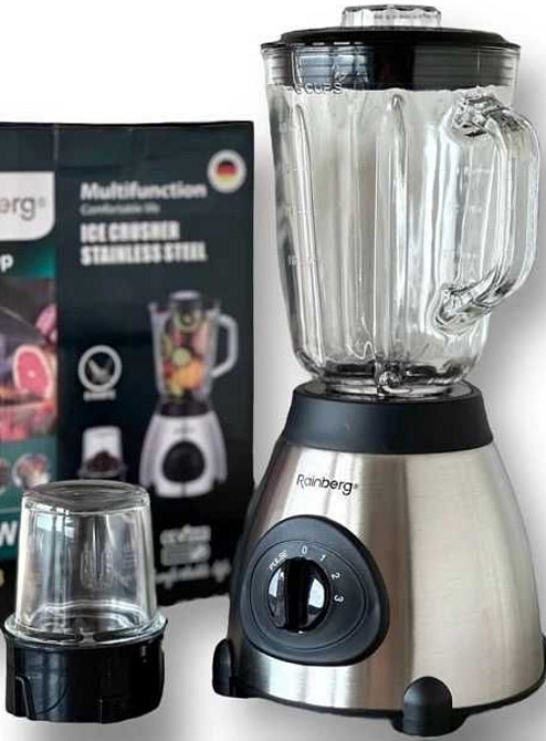 НЕМЕЦКИЙ новый Блендер Rainberg RB-2223 2000 Вт+кофемолка+измельчитель. Харьков - изображение 7