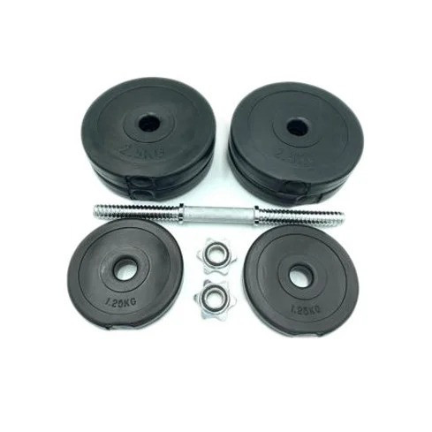 Гантели наборные композитные в пластиковой оболочке 2 шт по 14,5 кг Rock Pro-R NE-PL-R-014-2 Винница - изображение 2