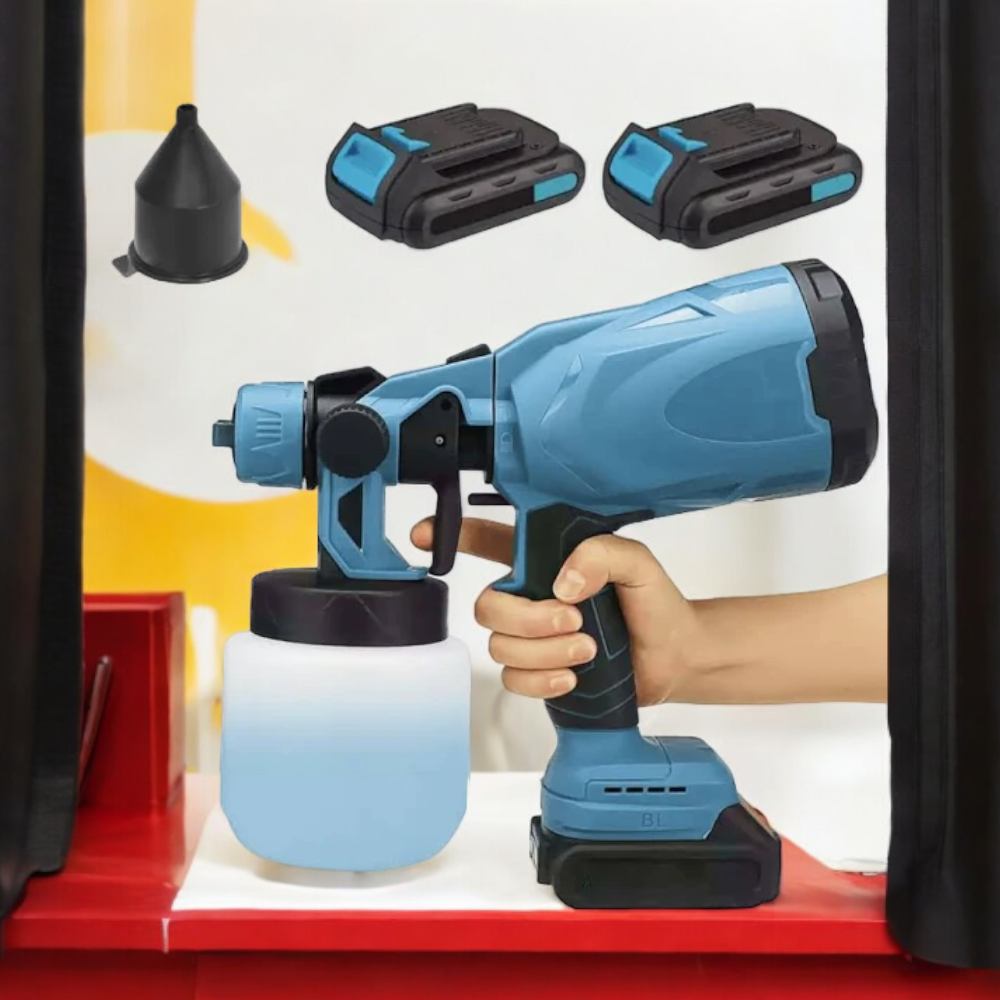 Акумуляторний фарбопульт 800мл + 2 акумулятори 24V / Краскопульт електричний Одеса - фото 4