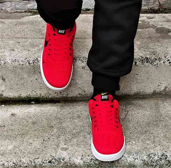 Кросівки Nike Force Червоні Чоловічі Форси Найк (розміри: 40,41,42,43) Дніпро
