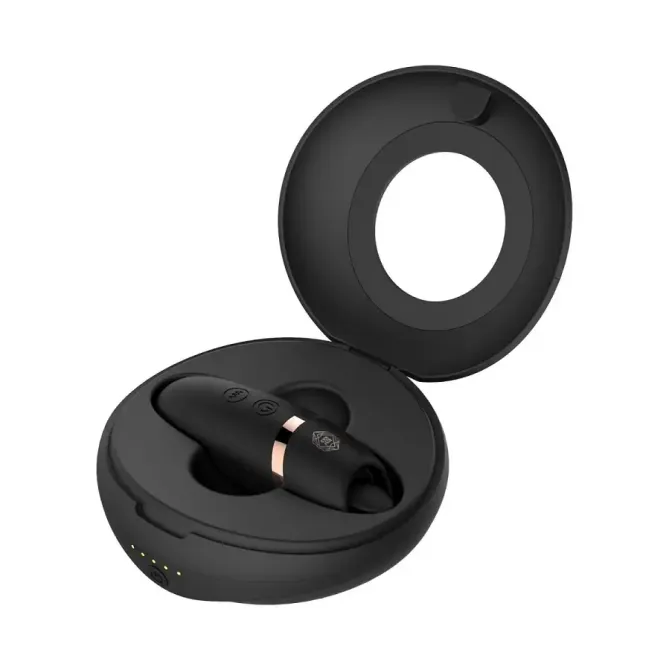 Мини-вибратор с язычком Rosy Gold - Vibrating & Licking Dual Stimulator Львов - изображение 5