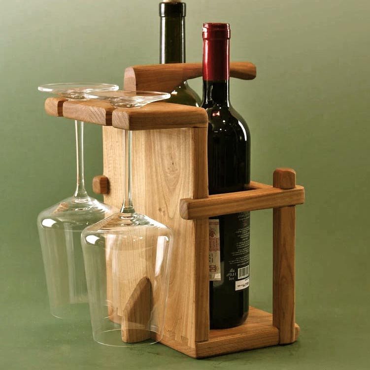 Настольная винная полка 