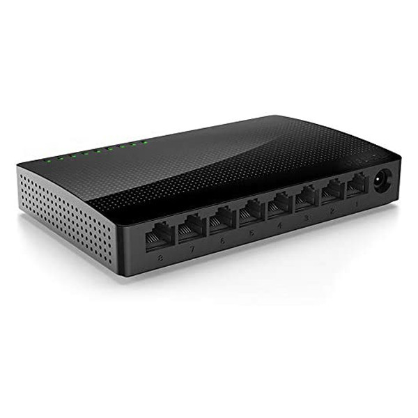 Комутатор (світч) Tenda SG108 (Чорний, 8 LAN портів 10/100/1000 Мбіт/с) Миколаїв - фото 3