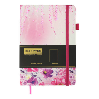 Книга записная Buromax Cherie А5 96 листов, без линовки розовый (BM.295005-10) Винница - изображение 2
