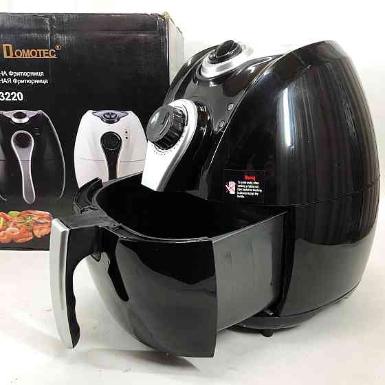 Фритюрниця побутова без олії Domotec MS-3220 1300 W 4,5 л, Безмасляная NK-835 фритюрница настольная Київ