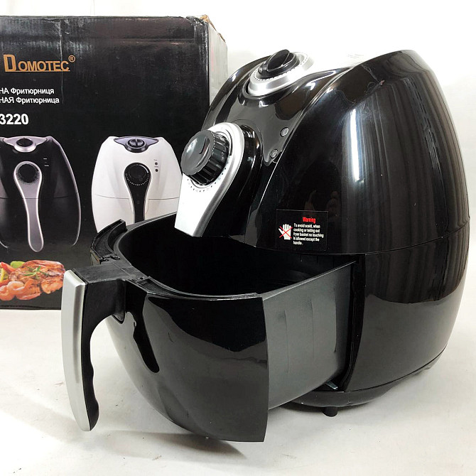Фритюрниця побутова без олії Domotec MS-3220 1300 W 4,5 л, Безмасляная NK-835 фритюрница настольная Київ - фото 1