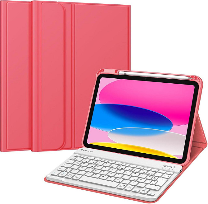 Чехол клавиатура для iPad 10-го поколения (2022) A2696 / A2757 / A2777 с держателем для карандашей Днепр - изображение 1