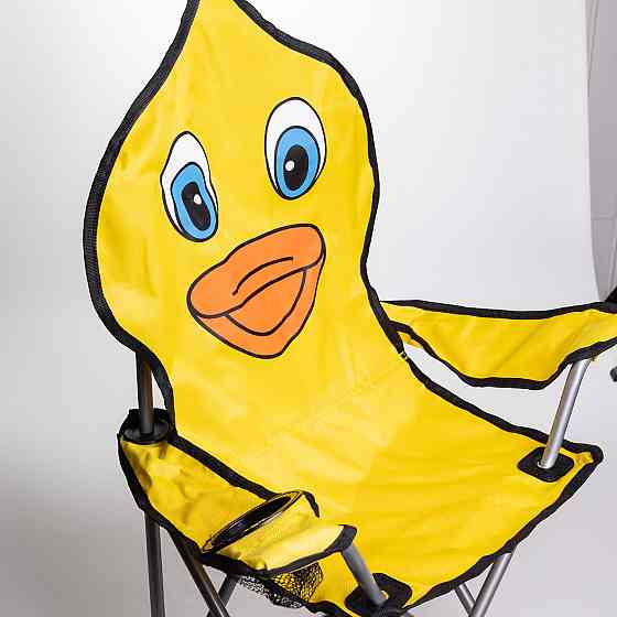 Yiwu Крісло туристичне для дитини 34х58х65 см з підстаканником Жовтий SJ-0065Y Коломия