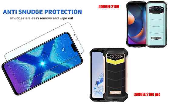 Защитное стекло NeoGlass для DOOGEE S100, S100 pro – ультрапрозрачное и устойчивое Киев