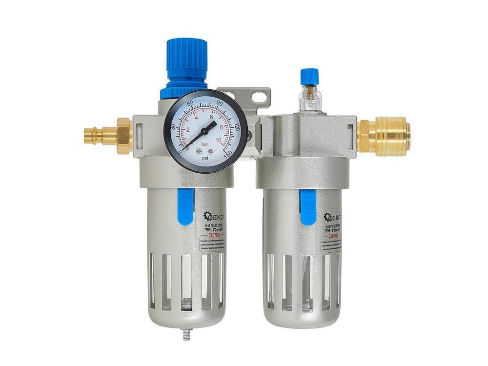 Блок підготовки повітря 1/2" "GeKo" для комресора (4 в 1) Київ - фото 2