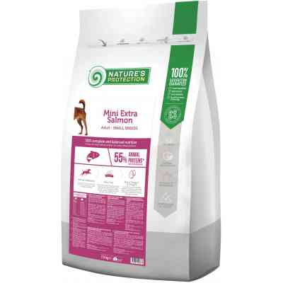Сухой корм для собак Nature's Protection Mini extra Salmon Adult Small breeds 7.5 кг (NPS45738) Винница