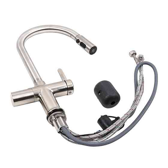 Кухонний змішувач з індикатором температури VALESO SX231B висувний Коломыя